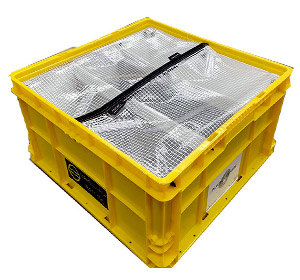 Dunnage en lona tybek y tapas PVC